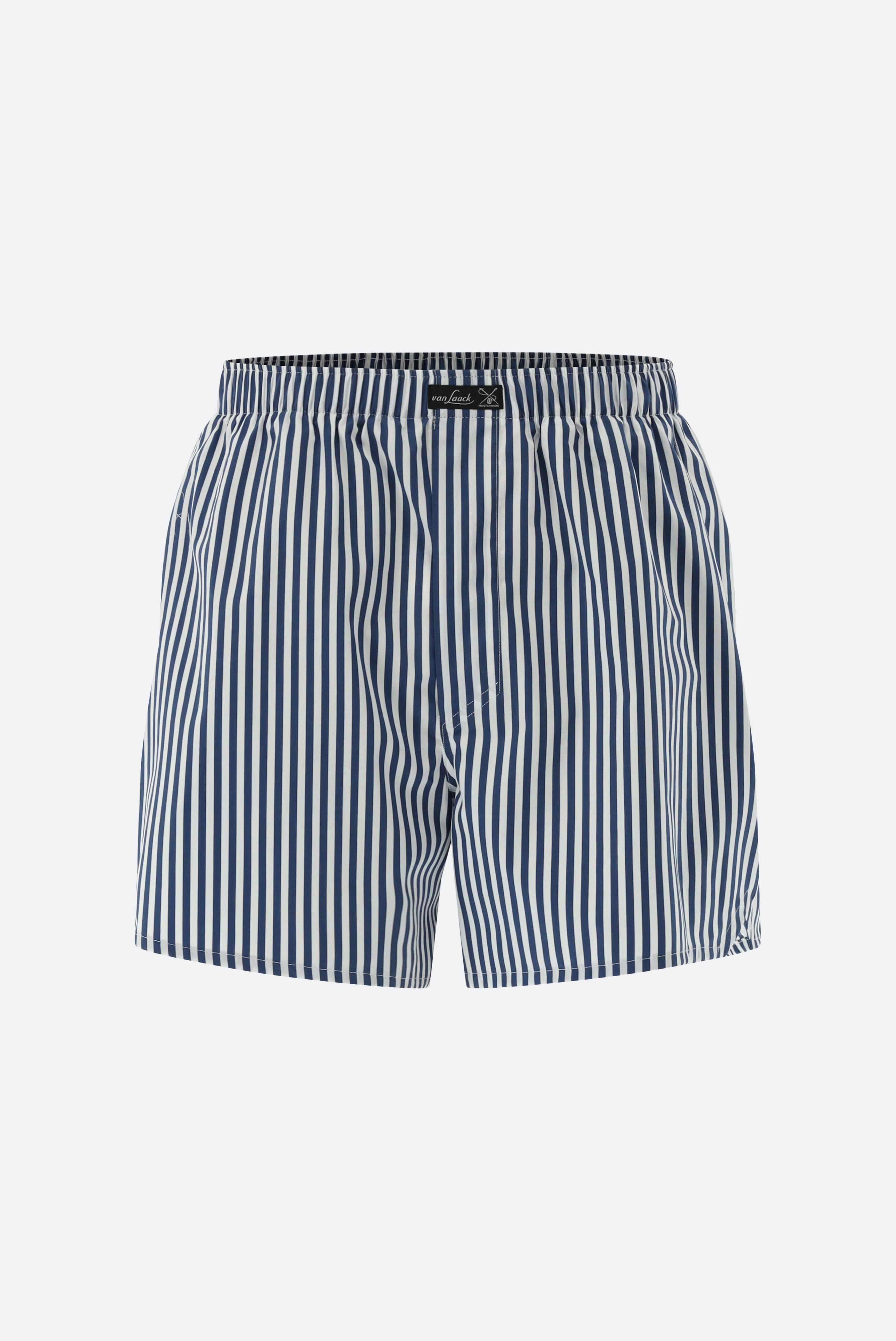 Boxershorts gestreift aus Popeline
