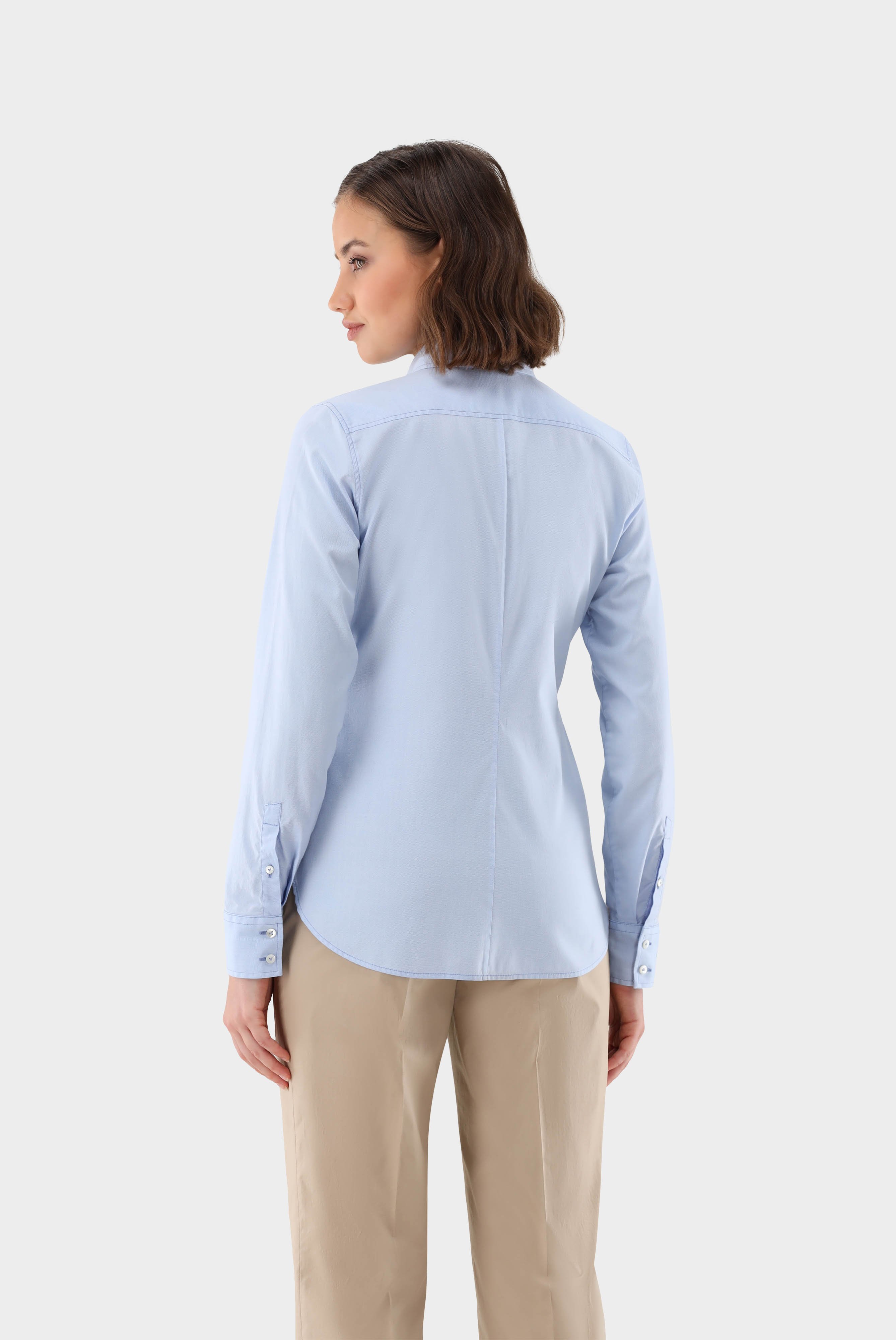 Business Blouses+Fitted Shirt Blouse in Cotton Stretch+05.524A.Z2.150272.720.32