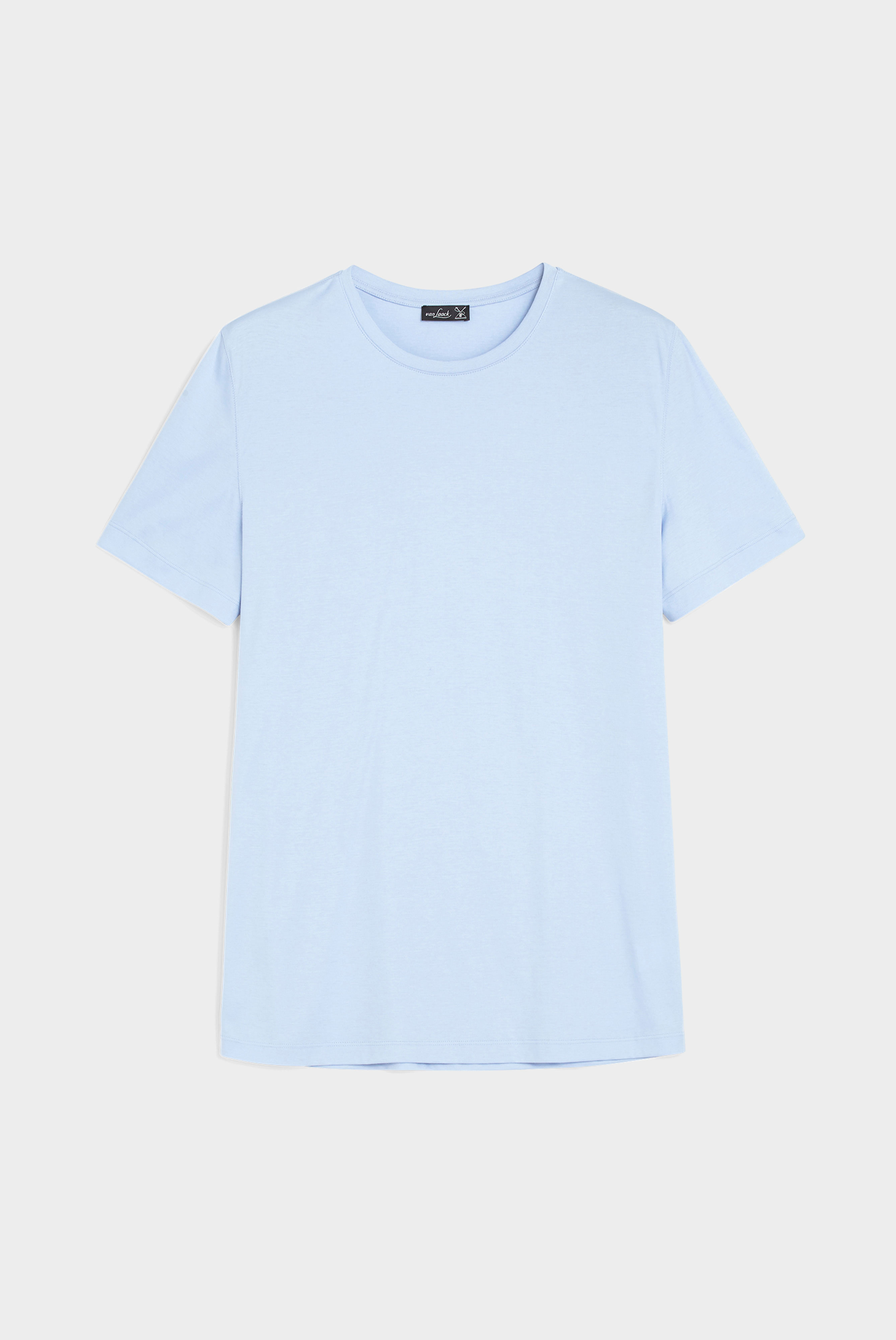 T-Shirt aus Schweizer Baumwolle mit Rundhals Slim Fit