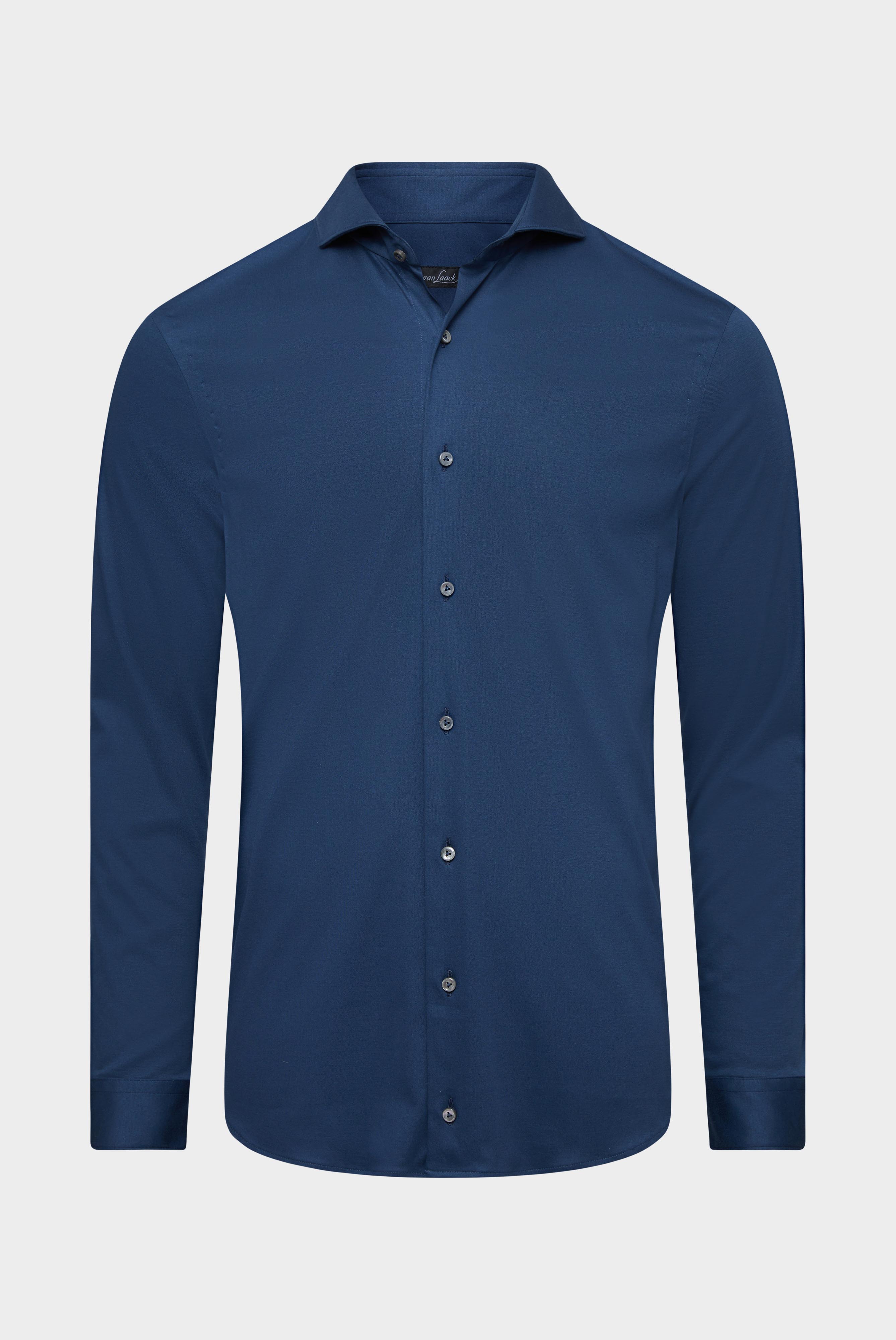 Jerseyhemd aus Schweizer Baumwolle Slim Fit günstig online kaufen