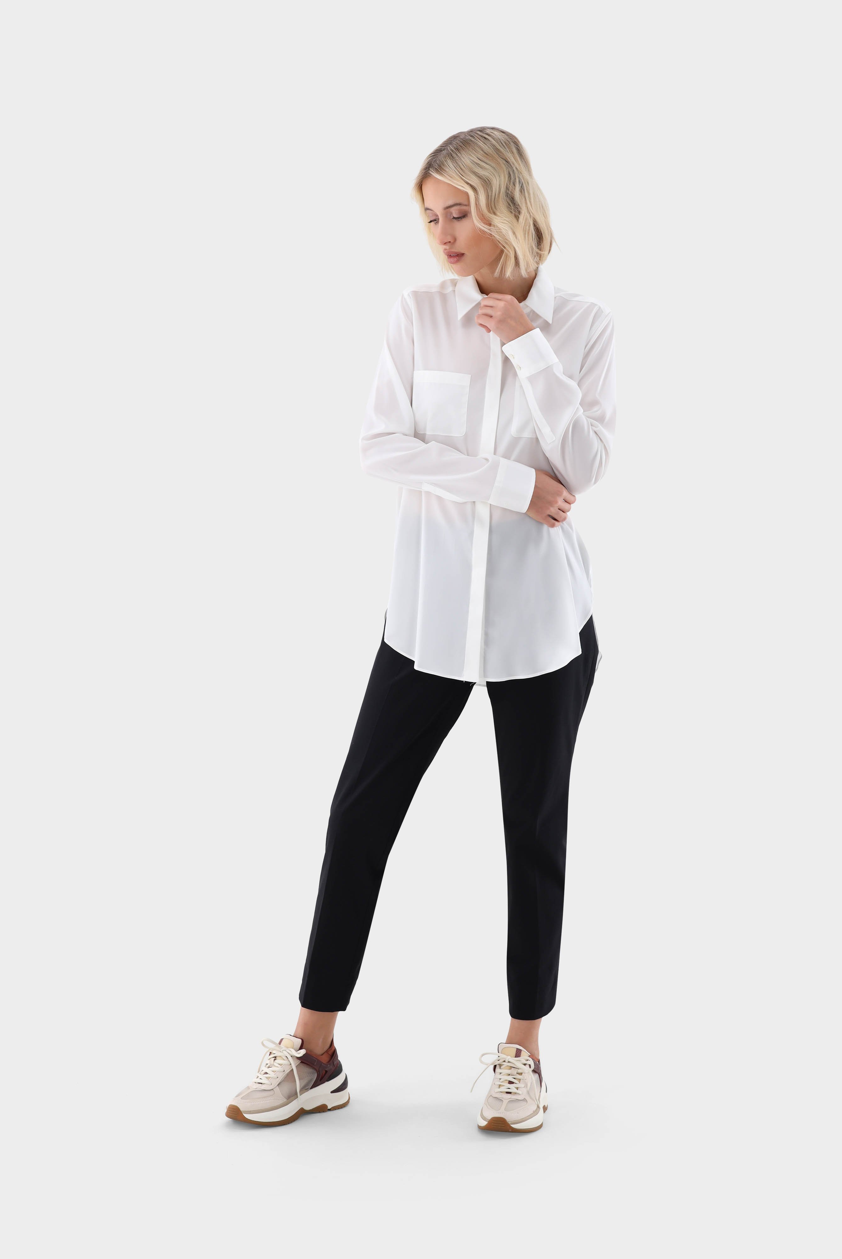 Casual Blouses+Shirt with silk and stretch+05.526L.73.155553.105.32