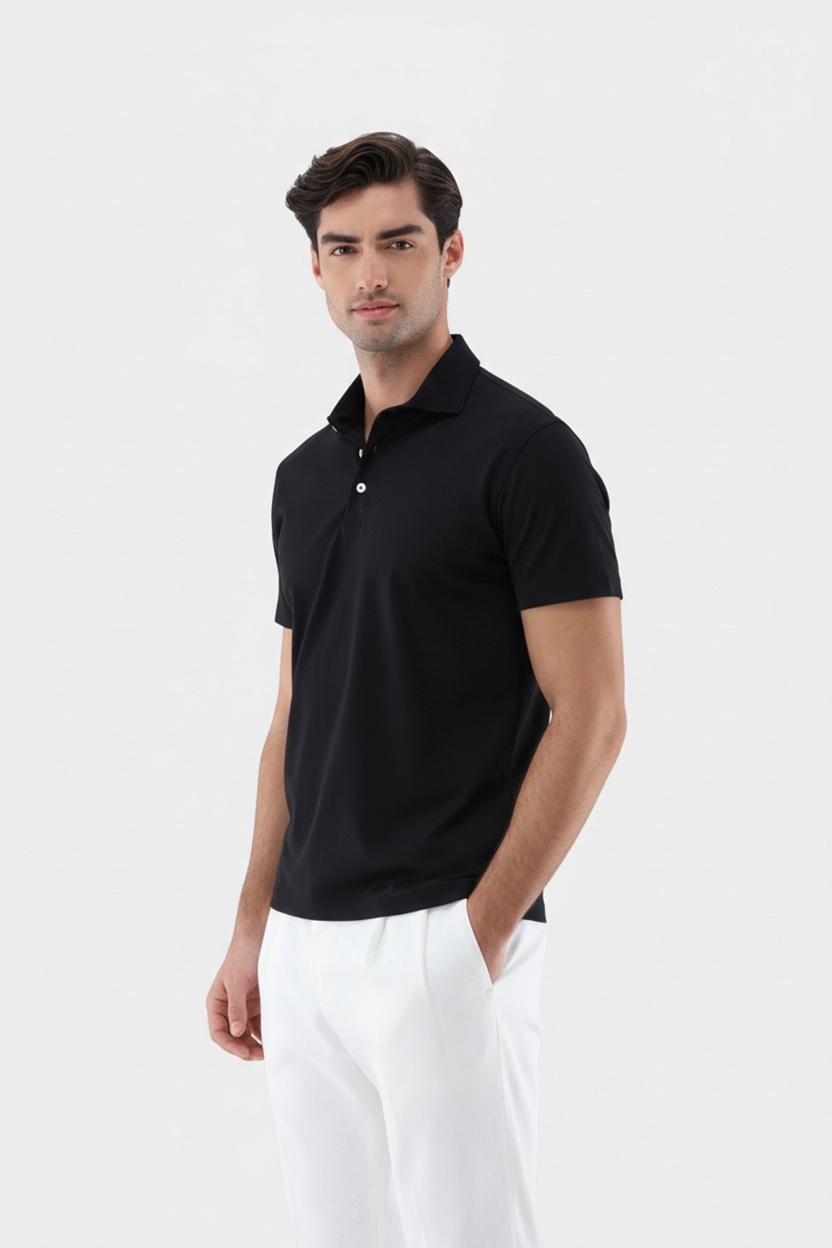 Poloshirt aus Schweizer Baumwolle