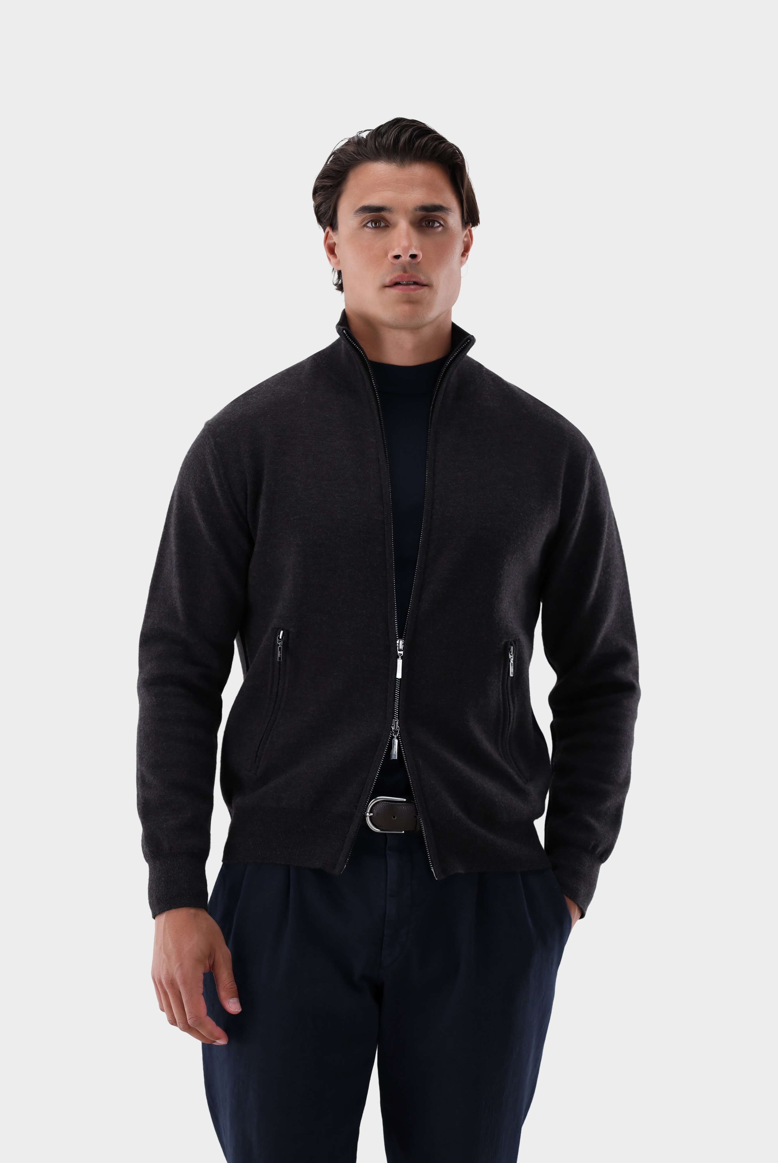 Strickjacke mit Seide