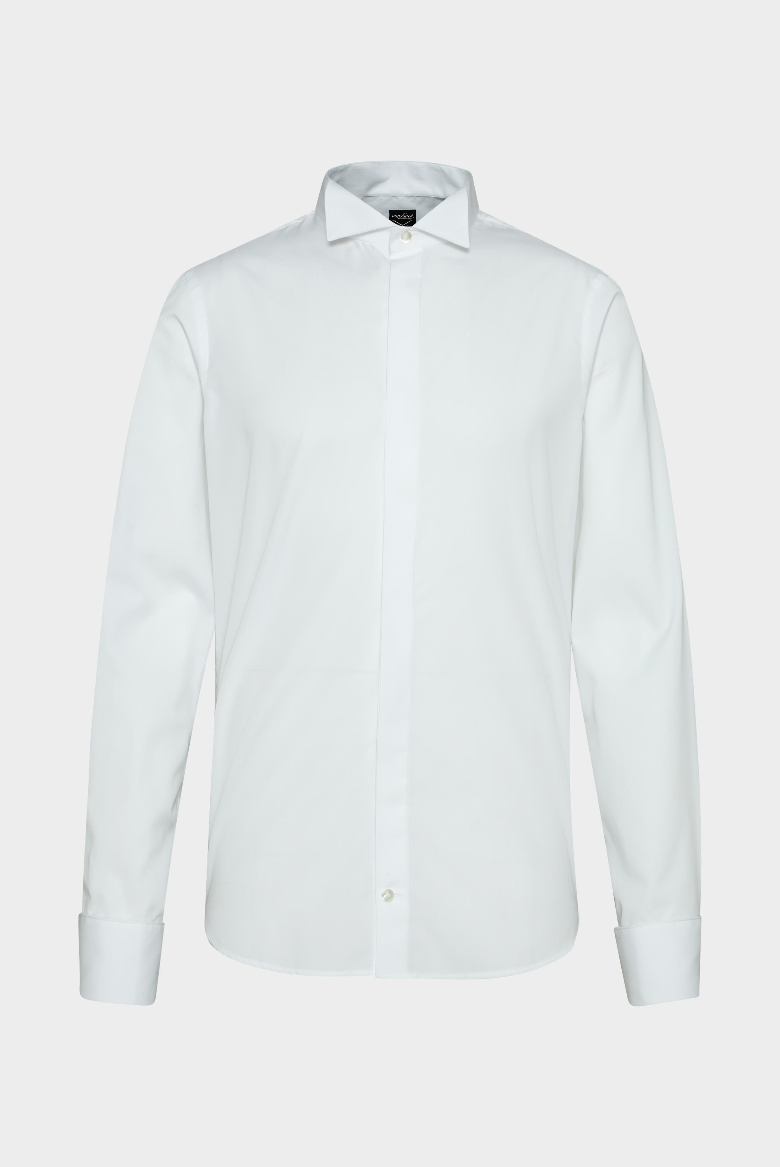 Festliche Hemden+Smokinghemd mit Kläppchenkragen Slim Fit+20.2061.NV.130648.000.37