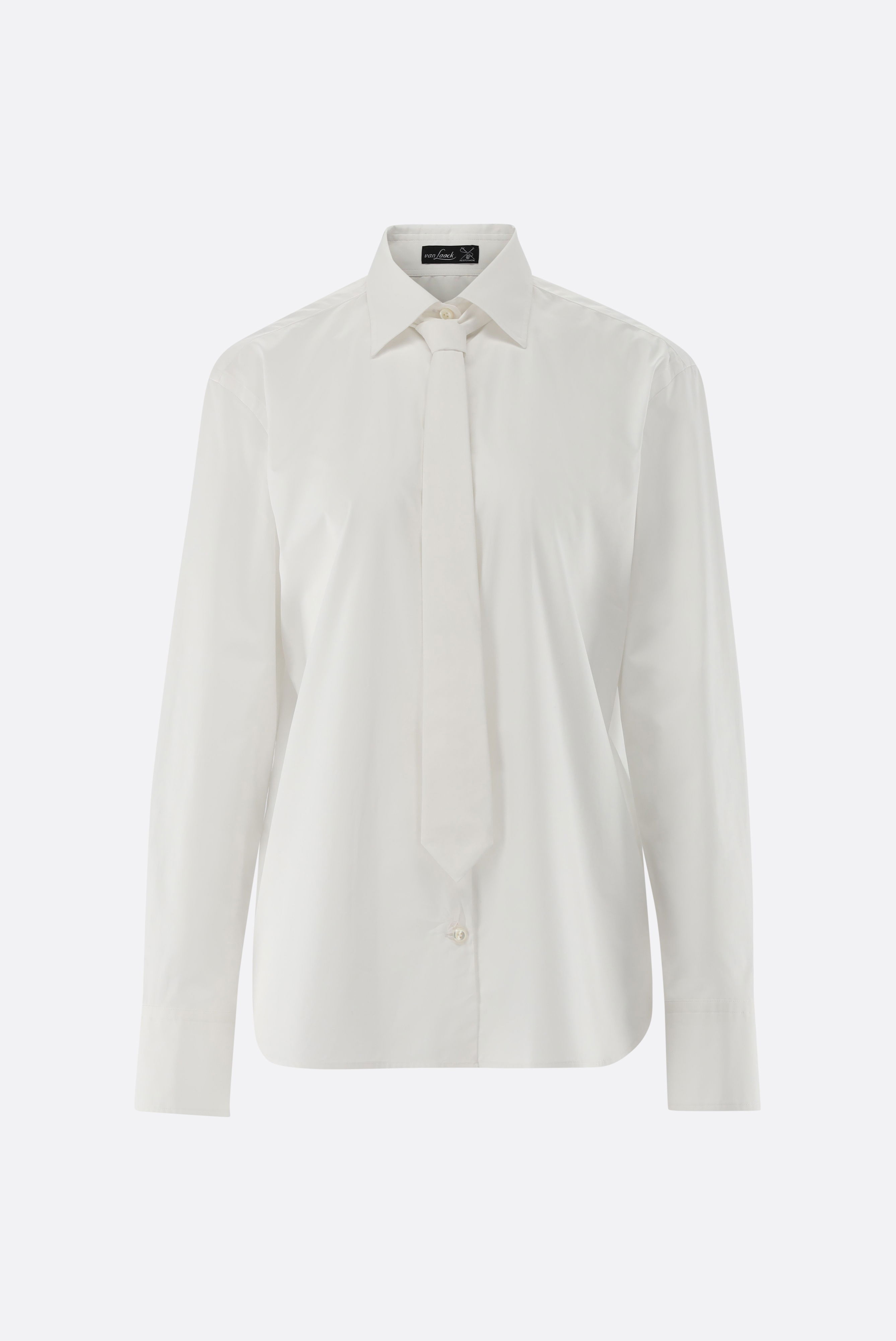 Hemdbluse mit abnehmbarer Krawatte