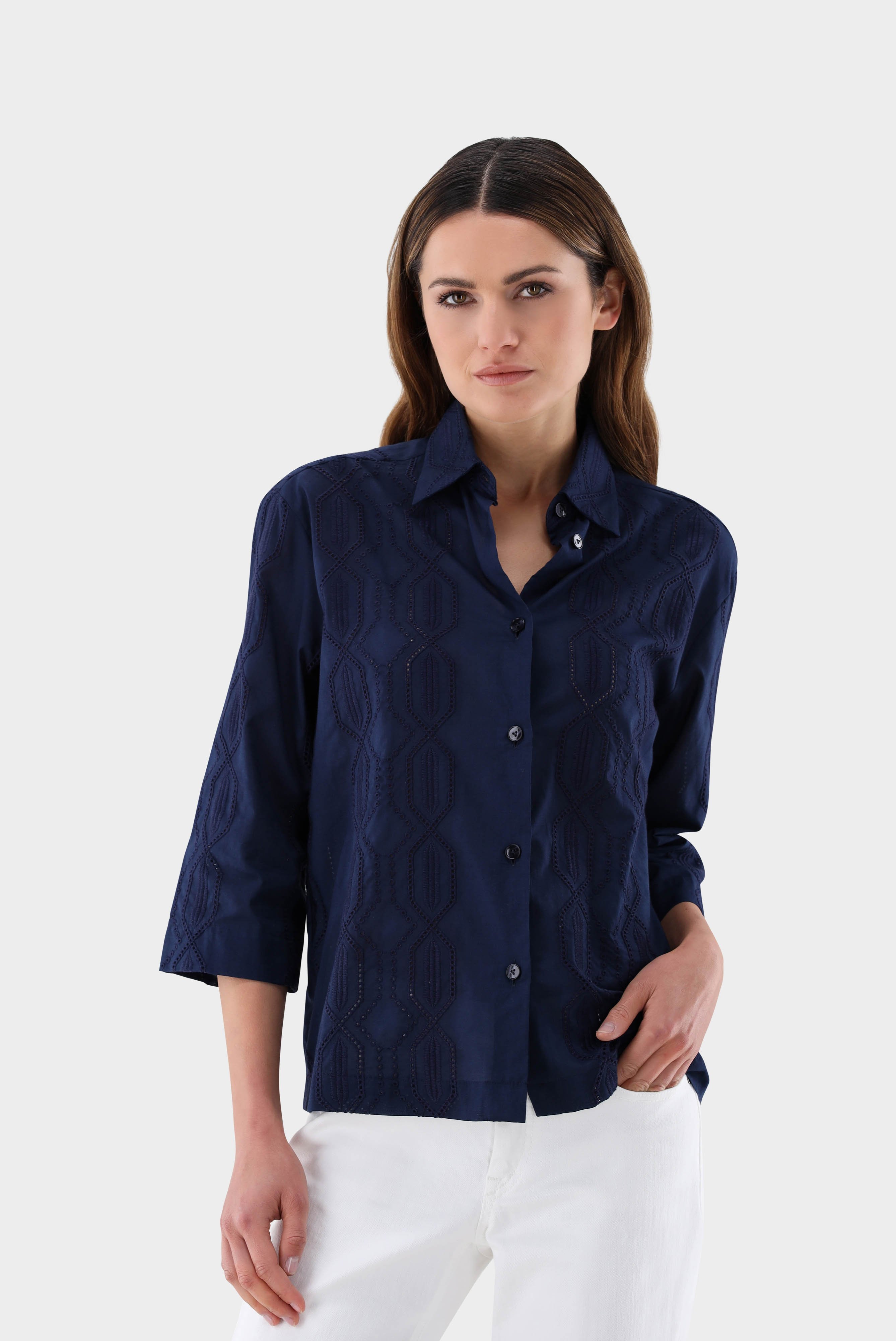 Meisterwerk Blouses+Boxy Shirt with Embroidery+05.521G.5Z.151321.780.32