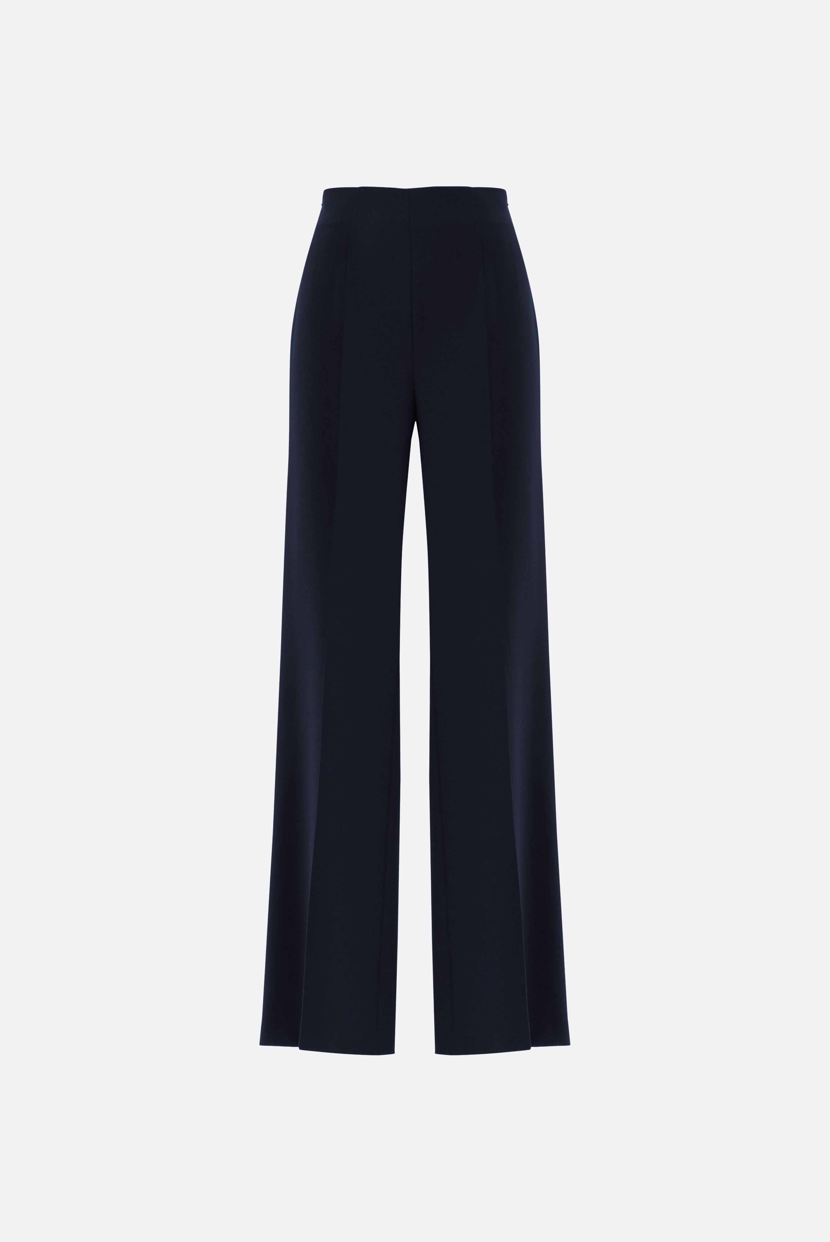 Hose mit weitem Bein und Bügelfalten