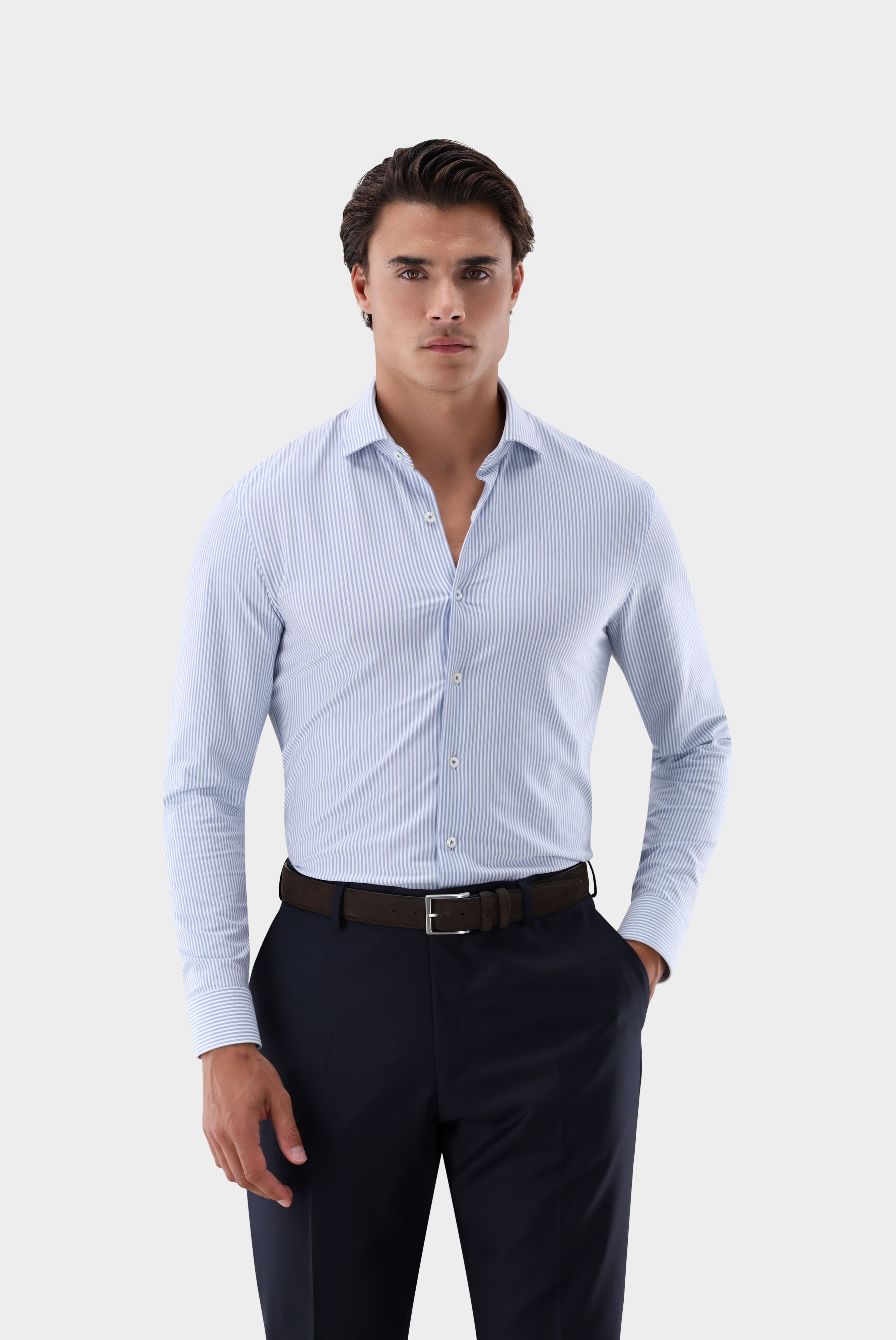Hemd mit 4-Wege Stretch Slim Fit