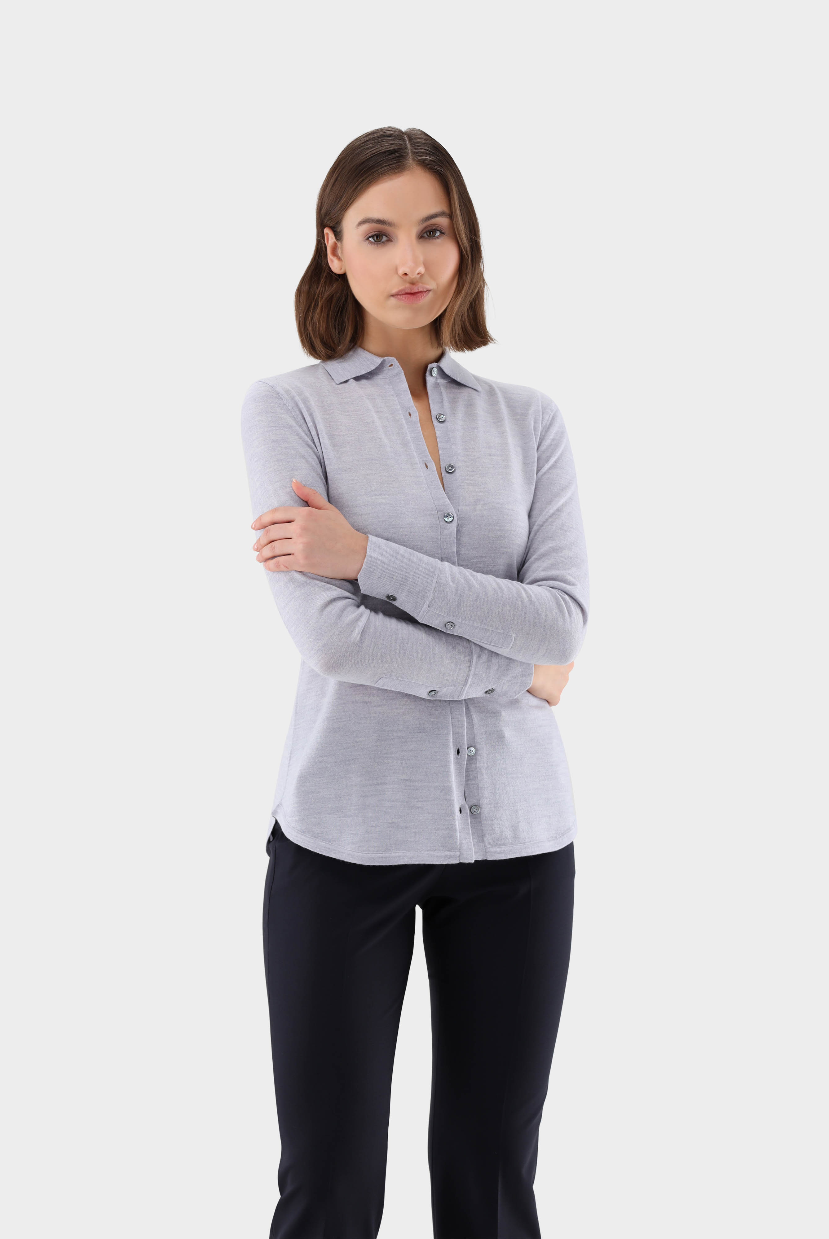 Strick-Bluse aus Merinowolle