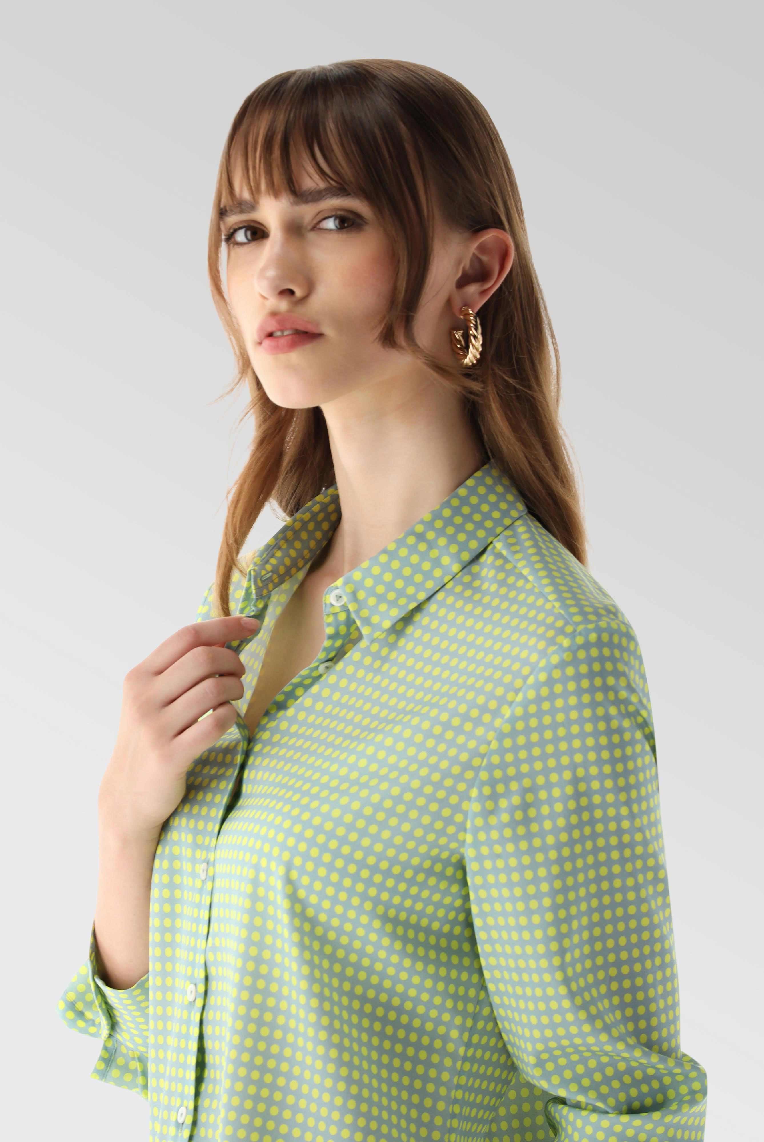 Casual Blouses+Fitted Shirt with Silk and Stretch+05.511Z..170625.922.38