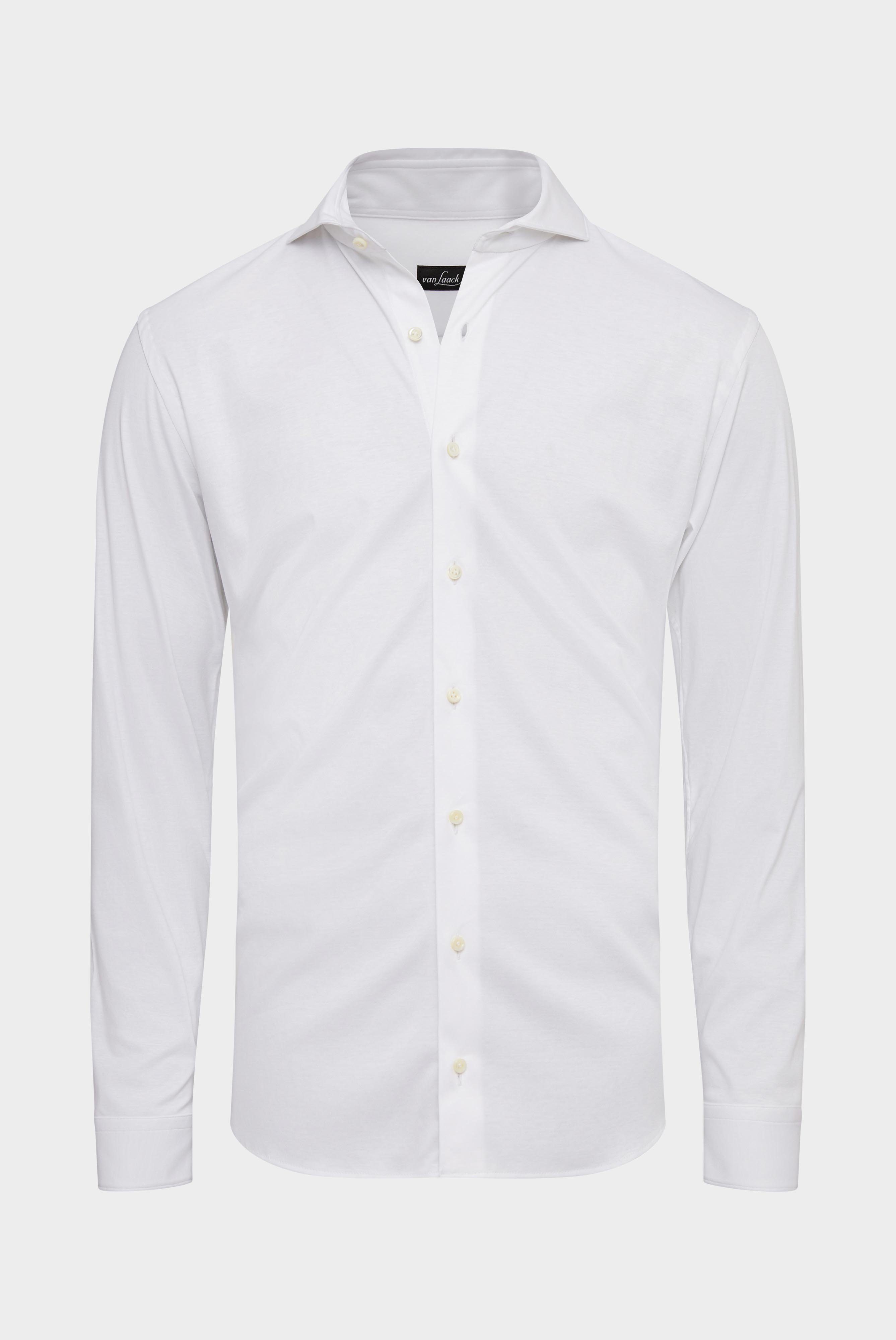 Bügelleichte Hemden+Jersey Hemd mit glänzender Optik Tailor Fit+20.1683.UC.180031.000.M