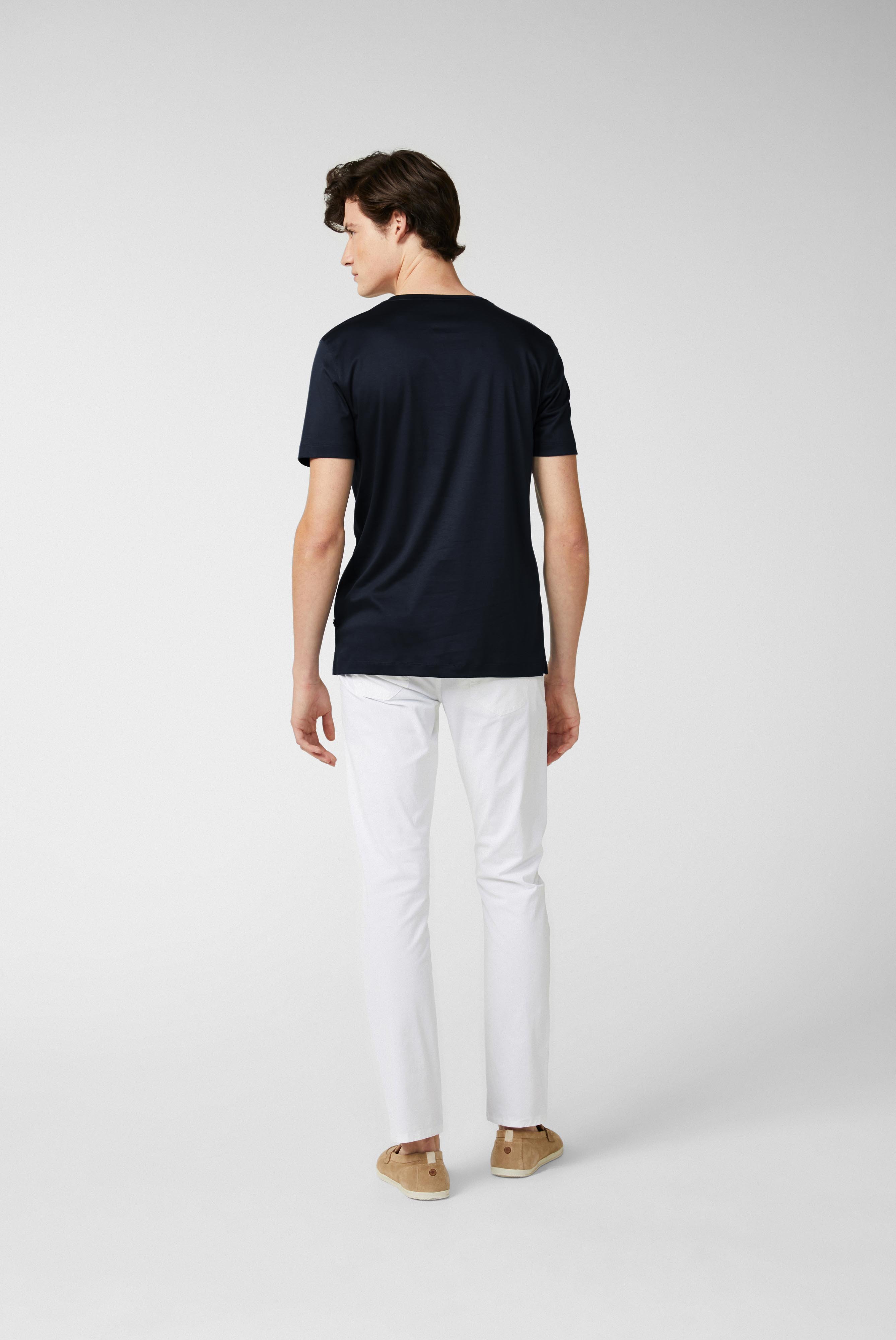 T-Shirts+Rundhals Jersey T-Shirt Slim Fit+20.1717.UX.180031.790.X3L