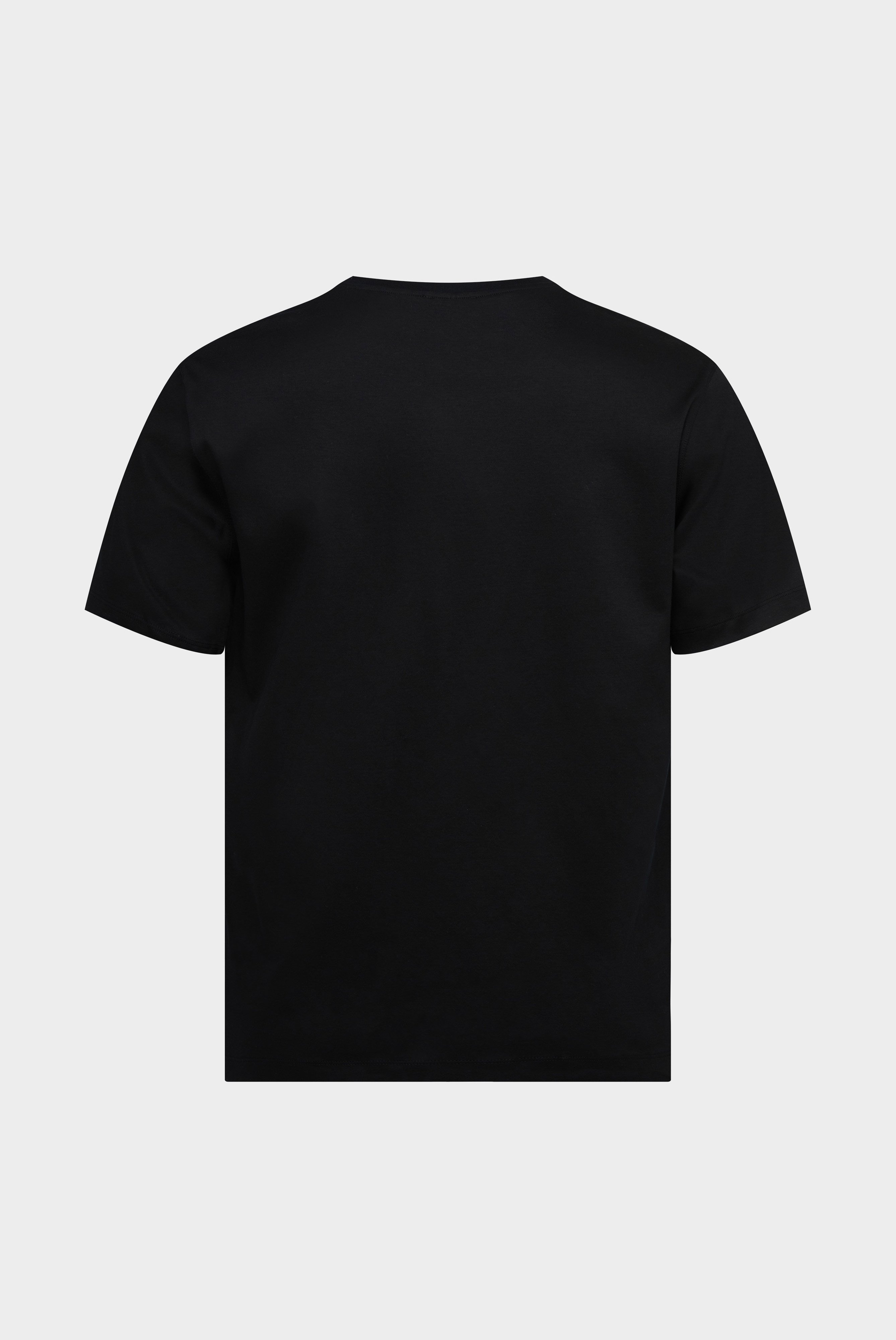 T-Shirts+Oversize Jersey T-Shirt mit Brusttasche+20.1776.GZ.180031.099.M