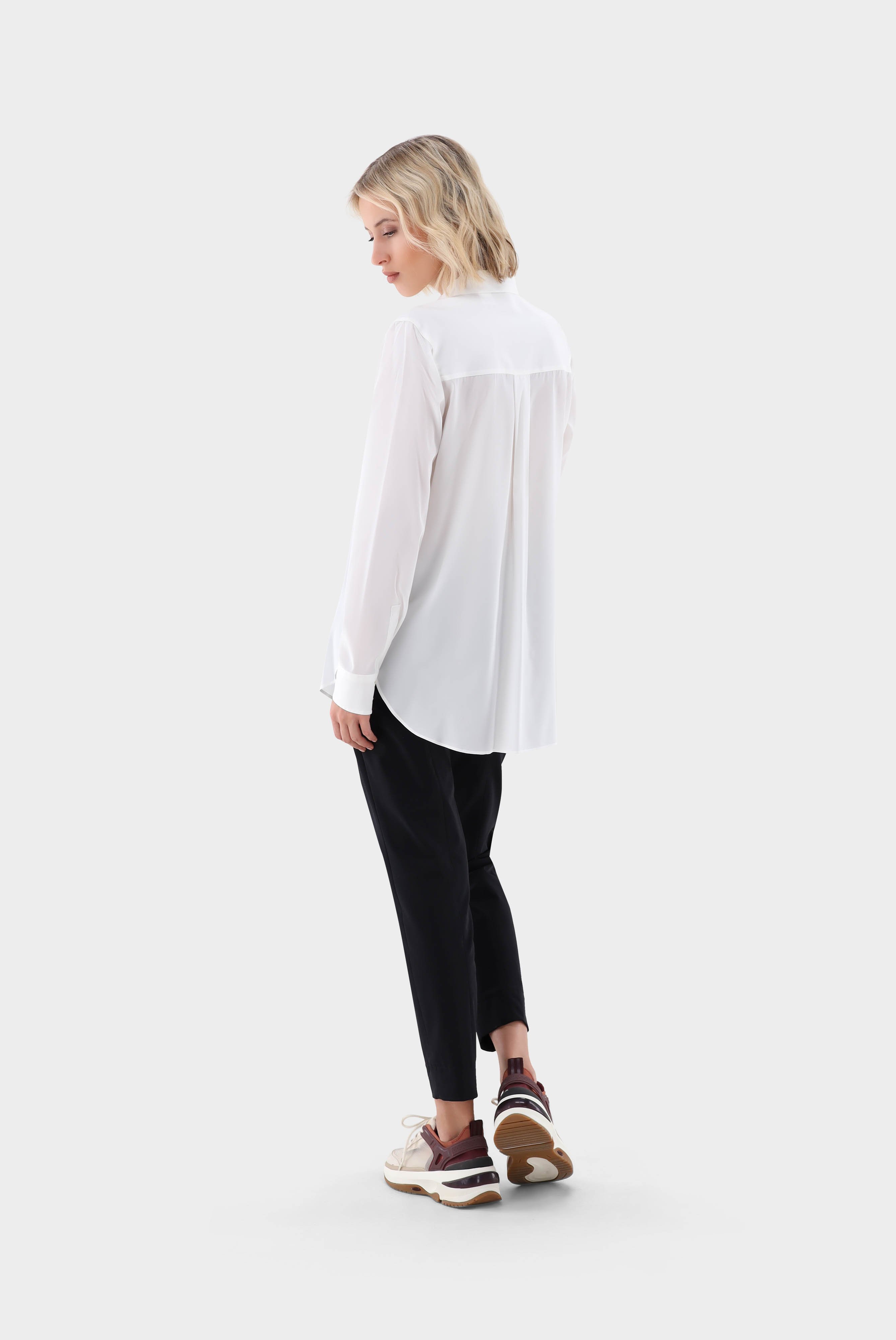 Casual Blouses+Shirt with silk and stretch+05.526L.73.155553.105.32