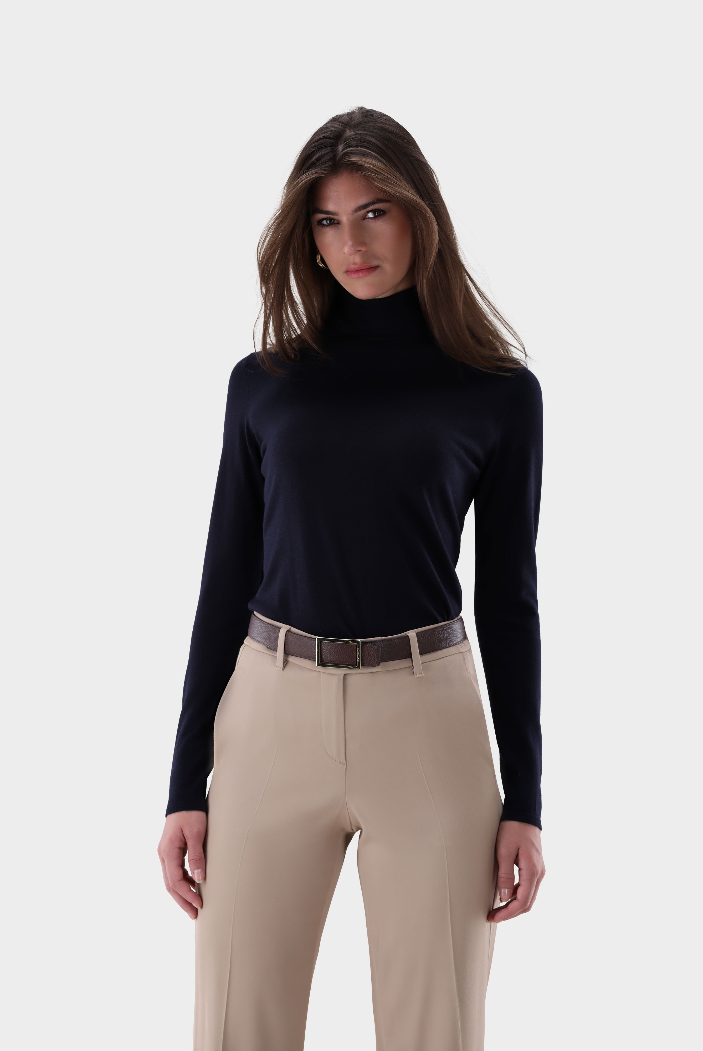 Rollkragenpullover aus Ultrafeiner Merinowolle