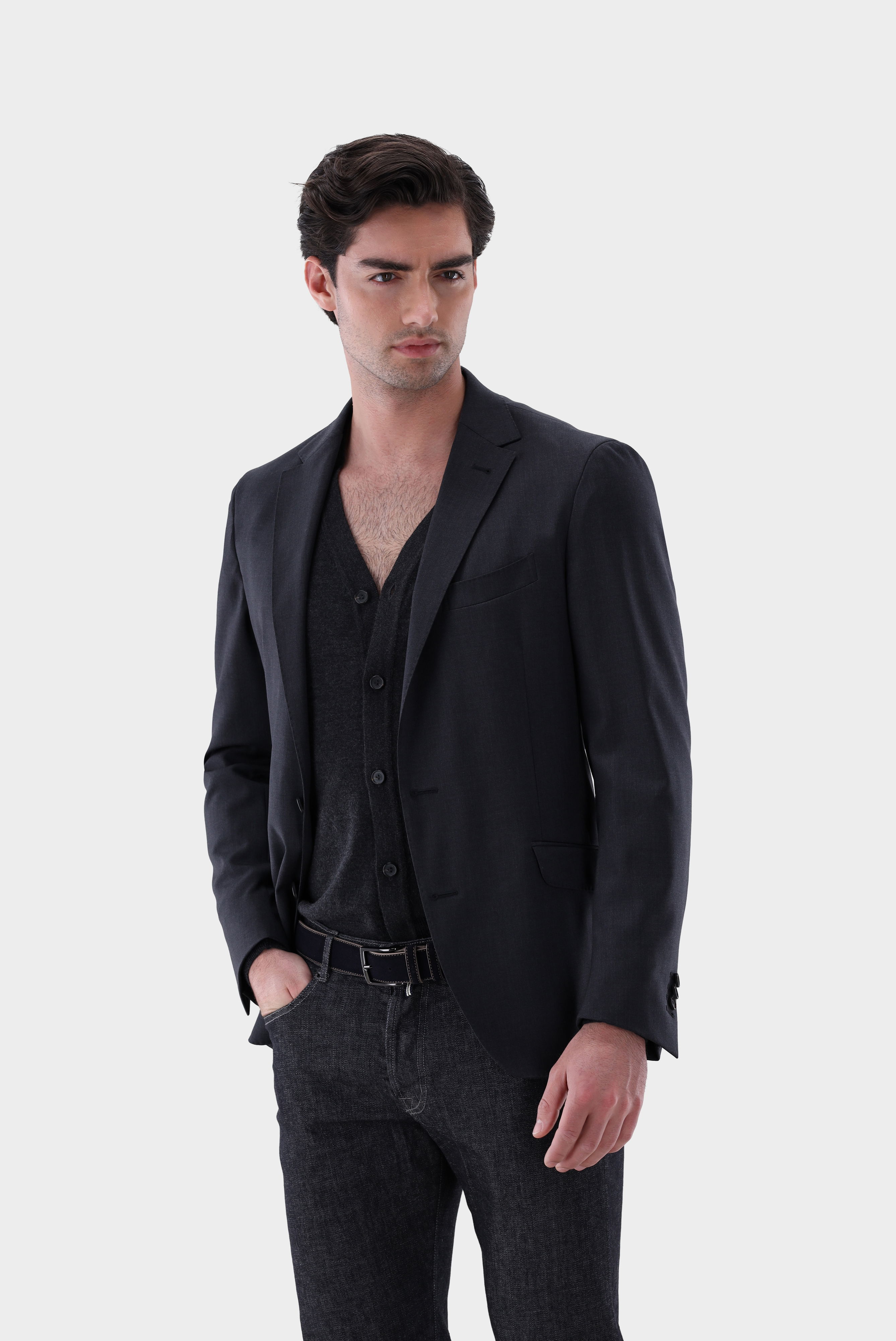 Sakko aus Wolle Slim Fit