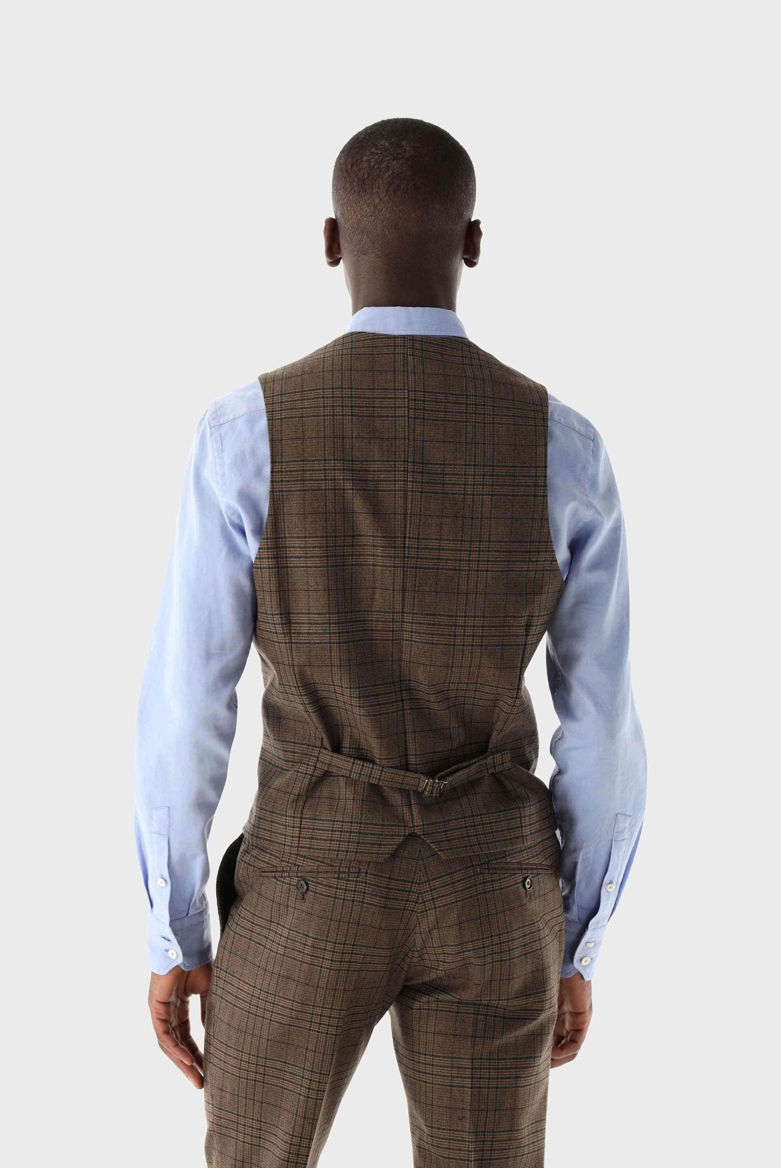 Blazers+Checked Waistcoat with Lapels+20.7590..H01202.170.50