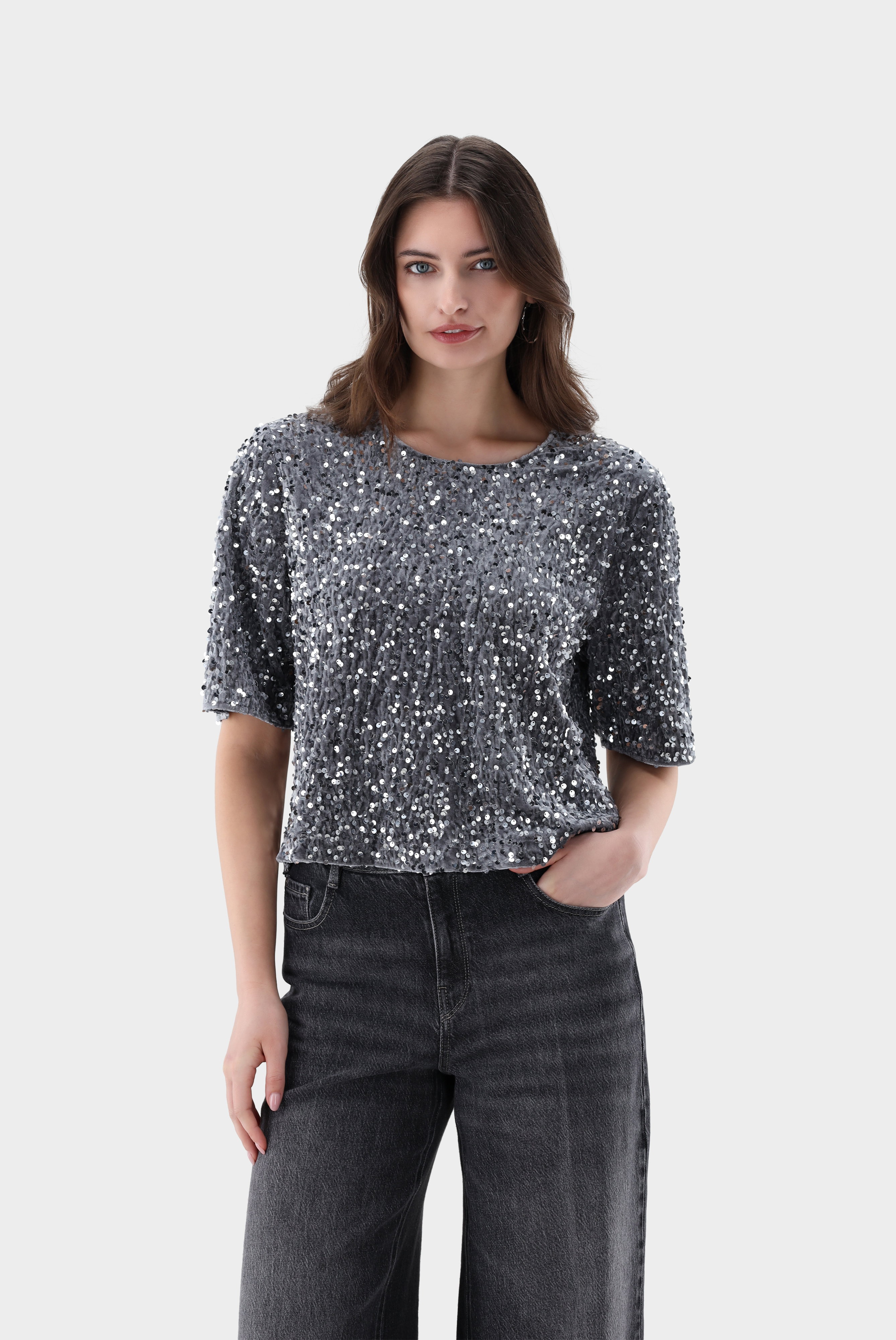 Top with sequins