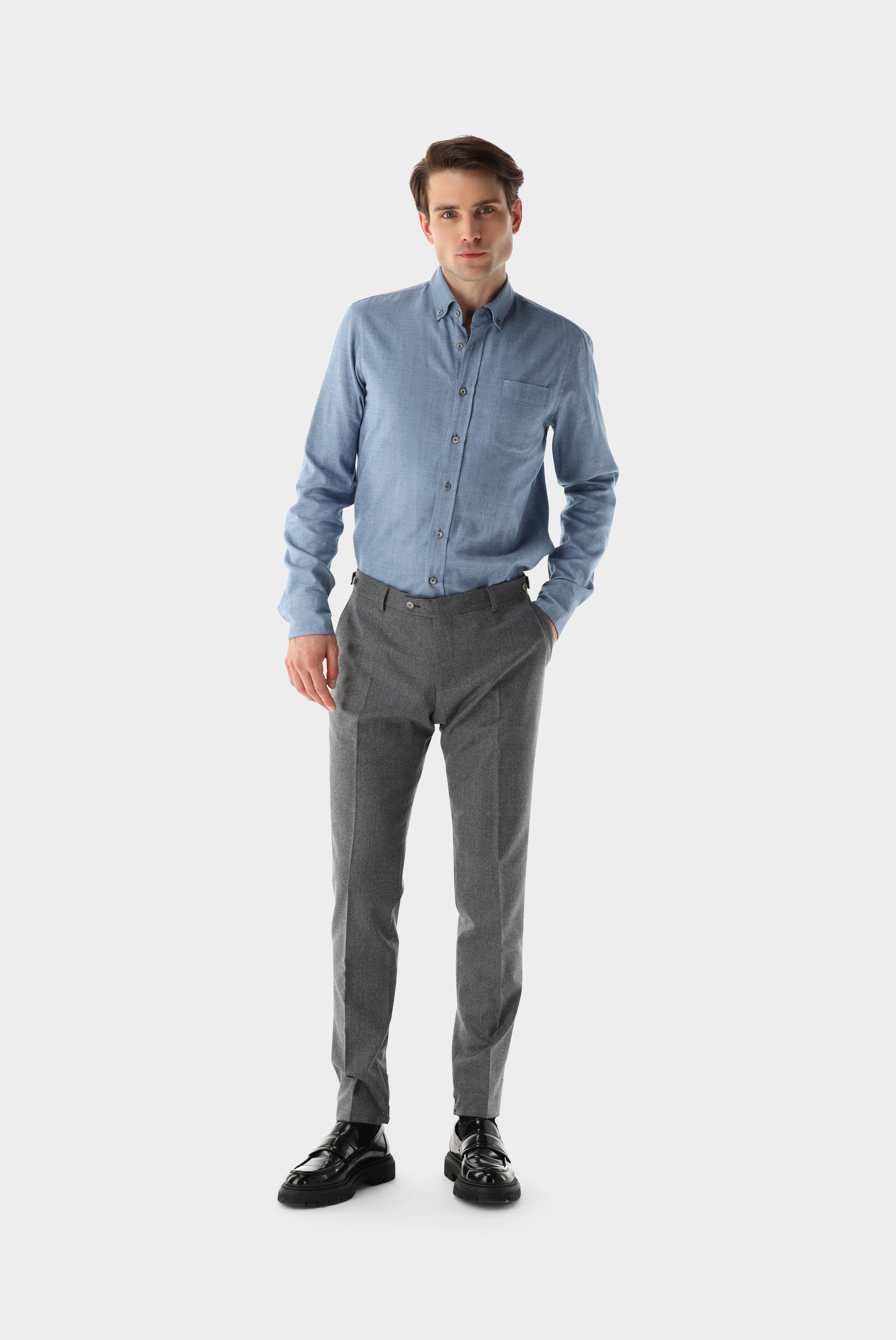 Casual Hemden+Button-Down Flanellhemd Tailor Fit+20.2013.9V.155045.770.39
