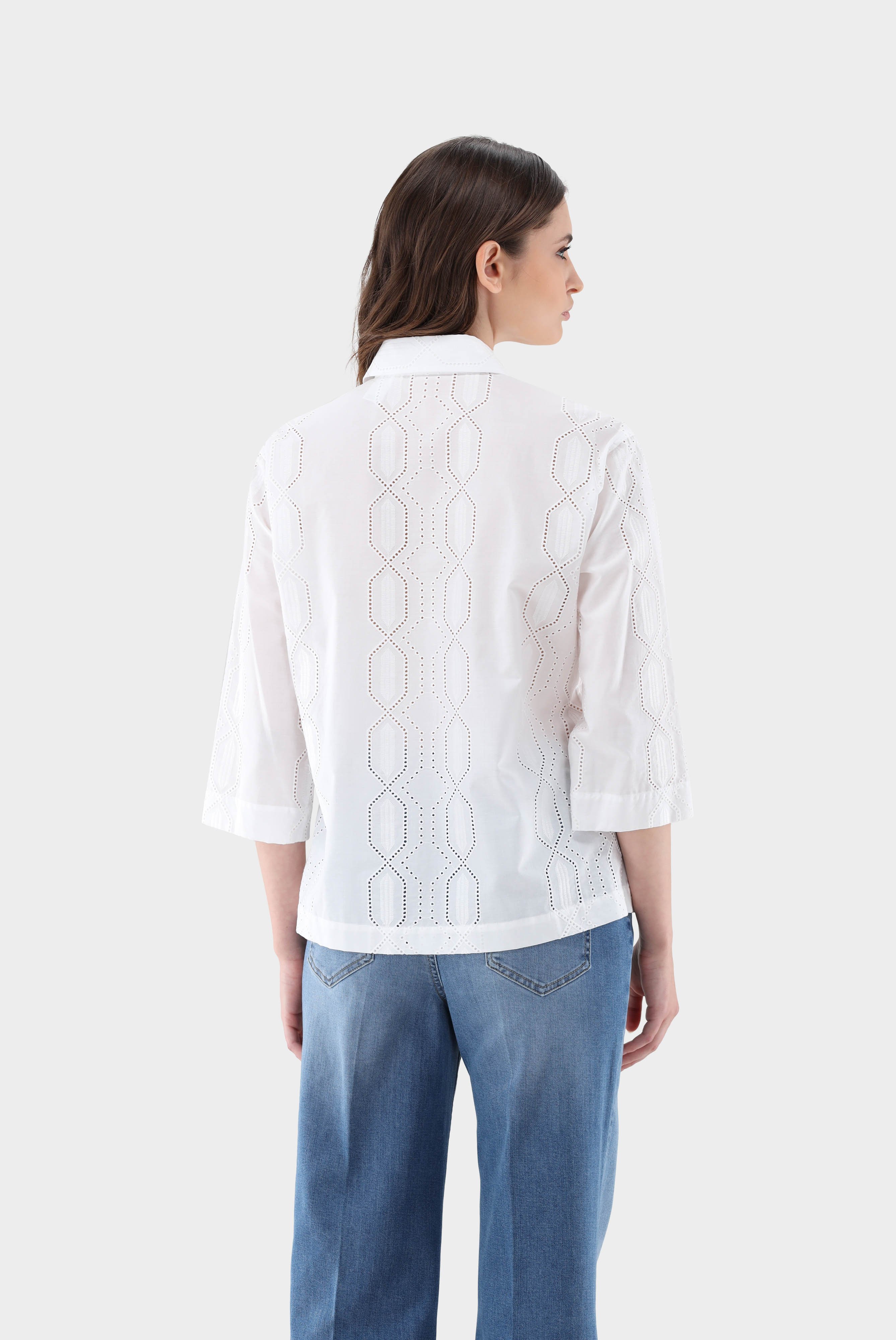Casual Blouses+Boxy Shirt with Embroidery+05.521G.5Z.151321.000.32