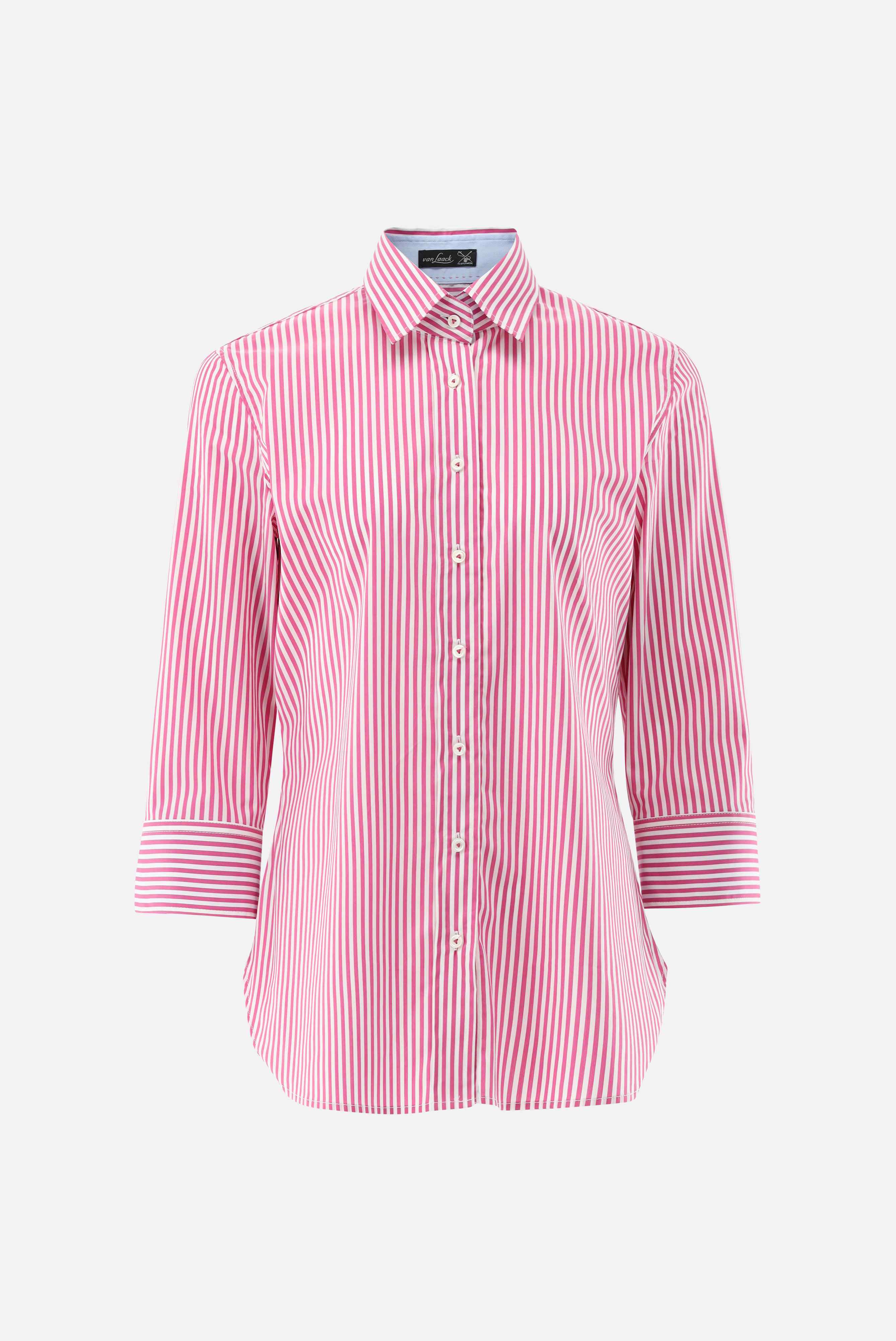 Striped Shirt with Contrast Details