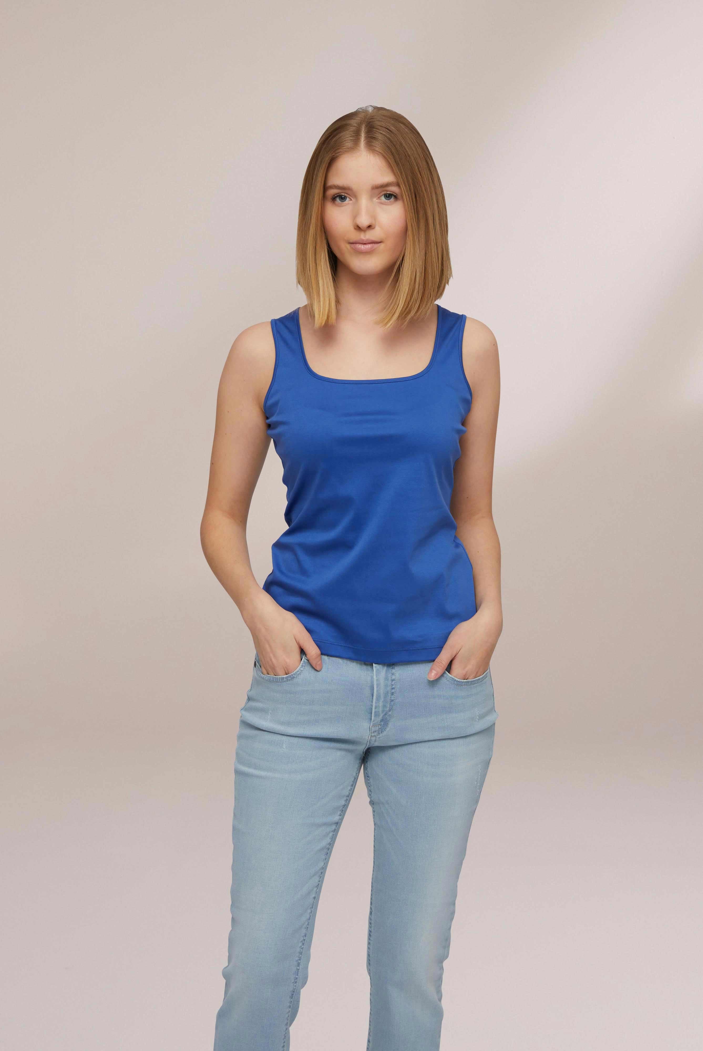 Tops & T-Shirts+Tanktop in Swiss Cotton Jersey+05.6388..180031.750.38