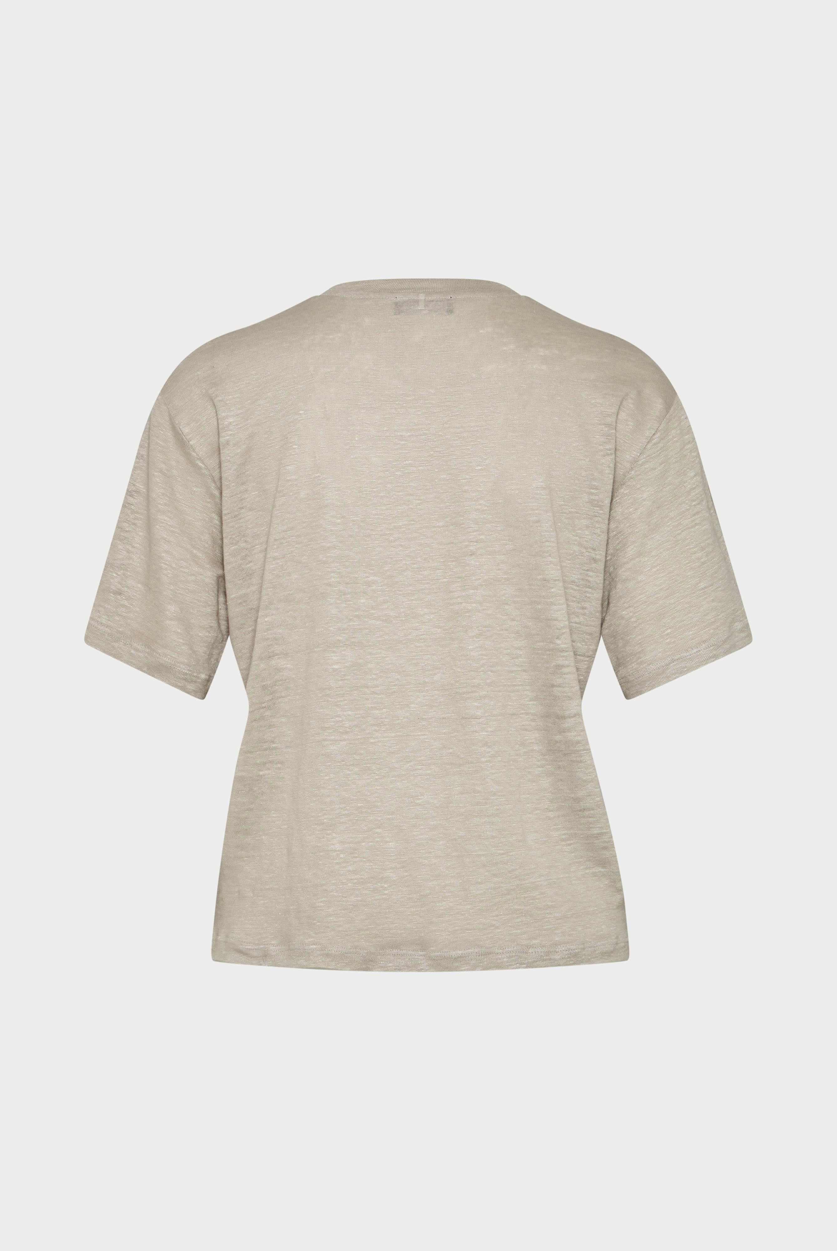 Tops & T-Shirts+Linen Shirt Jersey Boxy Fit+05.2912.Q8.180125.140.40