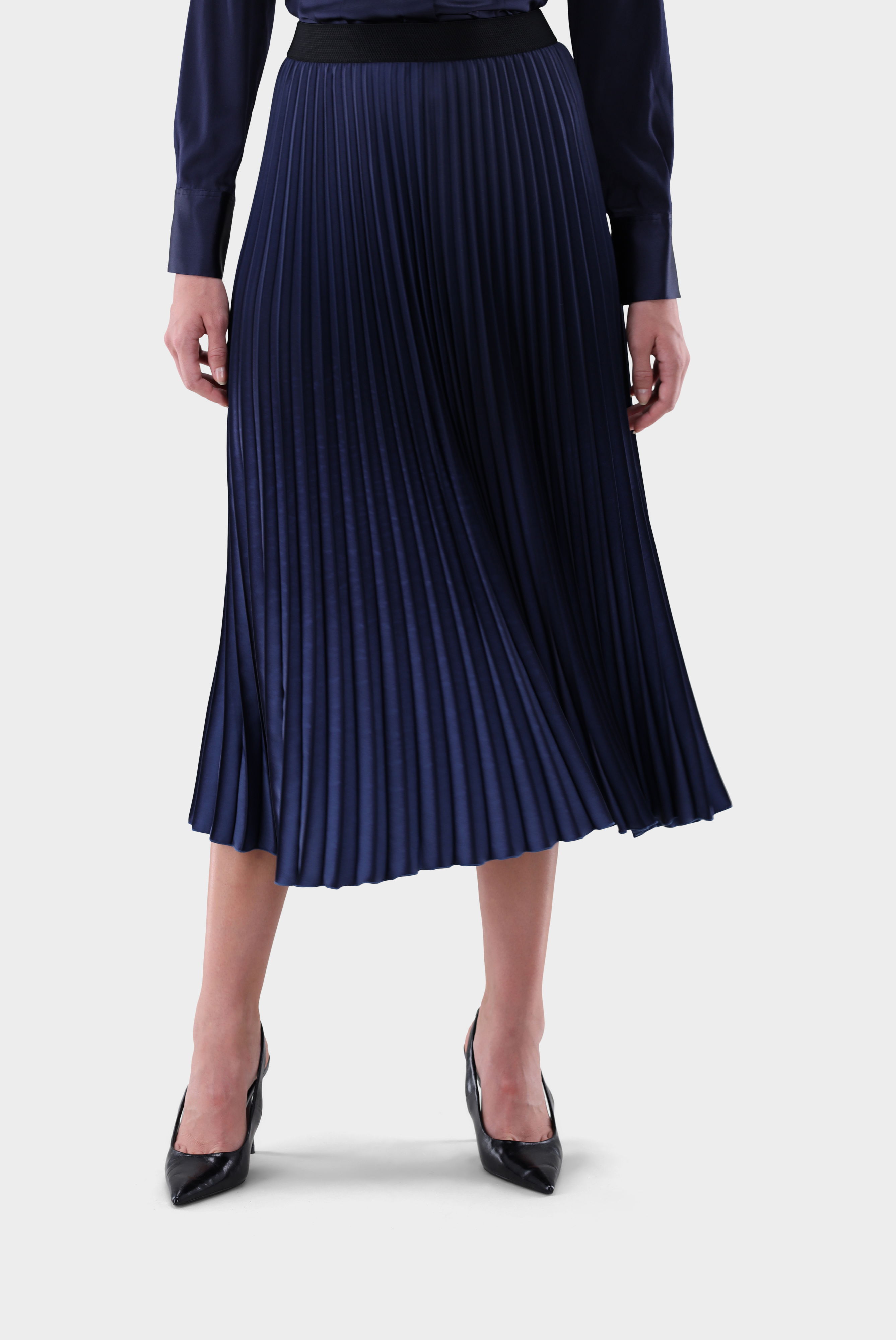 Rock plissiert mit Farbverlauf