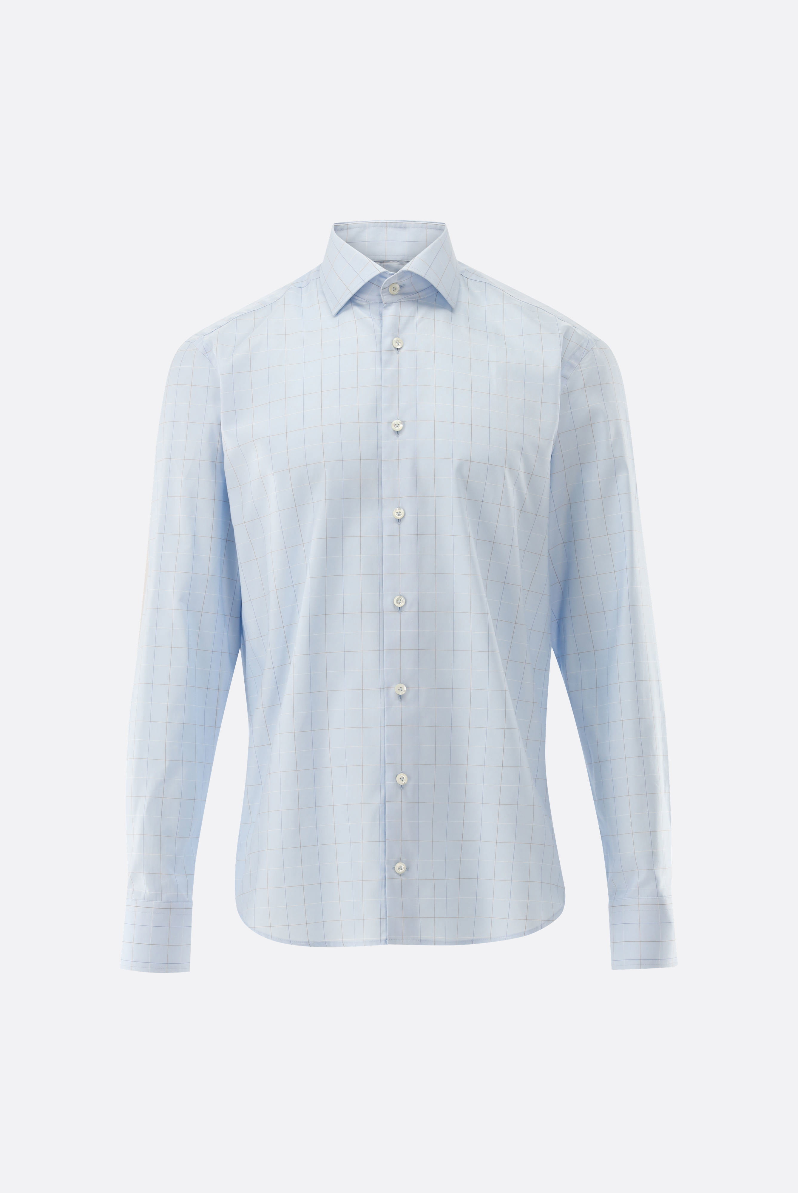 Kariertes Oxford Hemd mit Haifischkragen günstig online kaufen