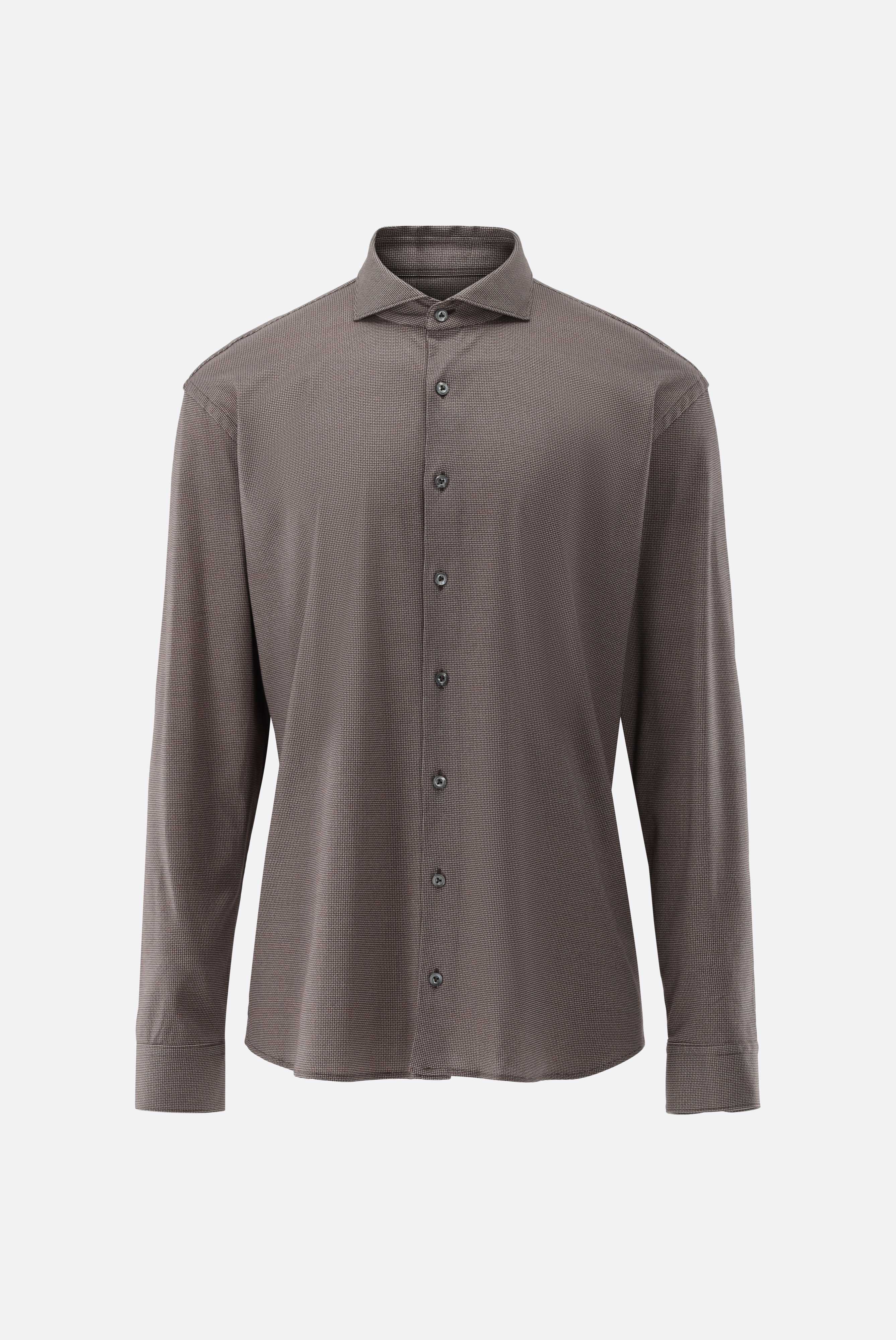 Bedrucktes Jerseyhemd aus Swiss Cotton